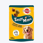 Pedigree Tasty Minis Chicken & Duck Adult Dog Treats - 130gm